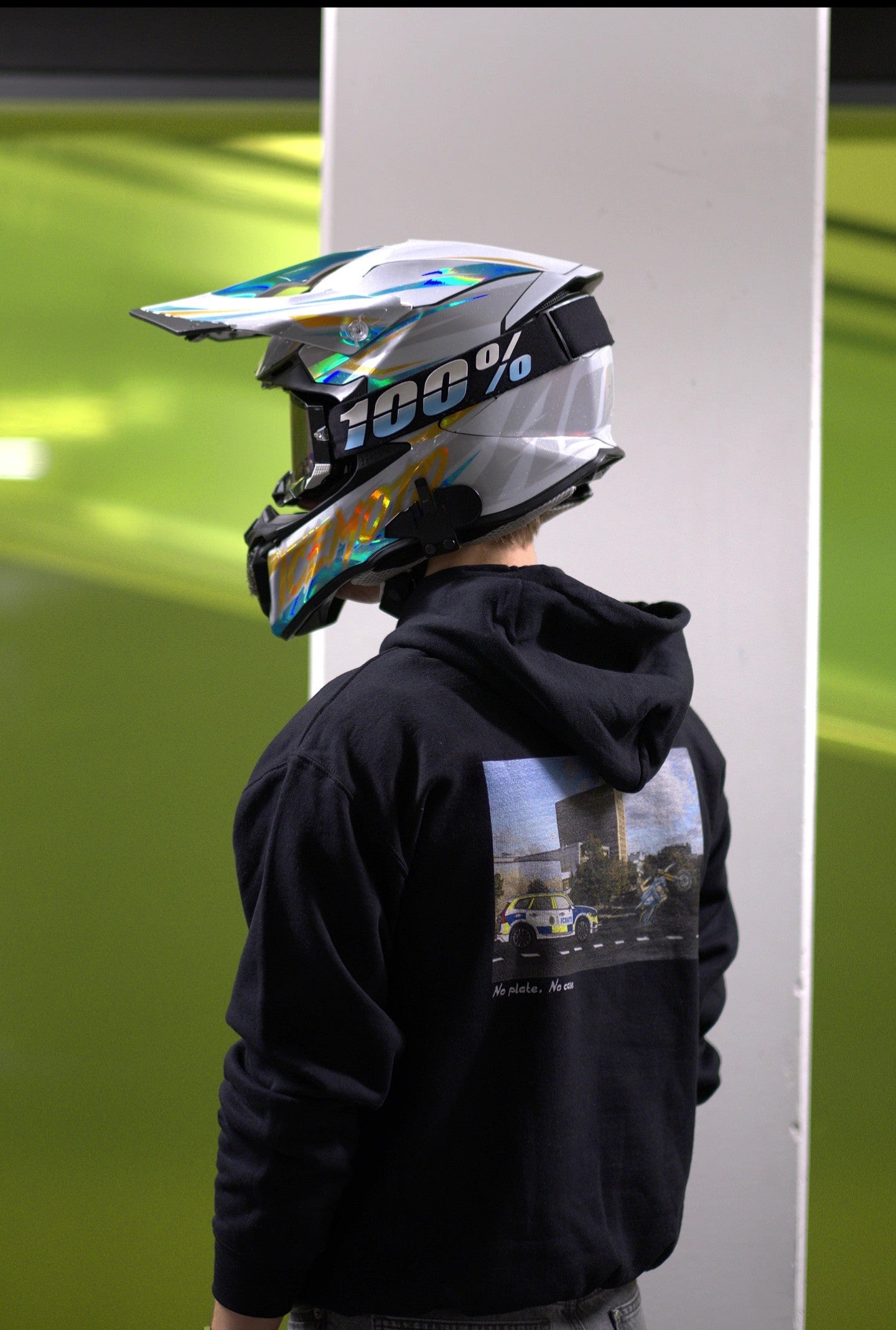 No Plate, No Case Hoodie